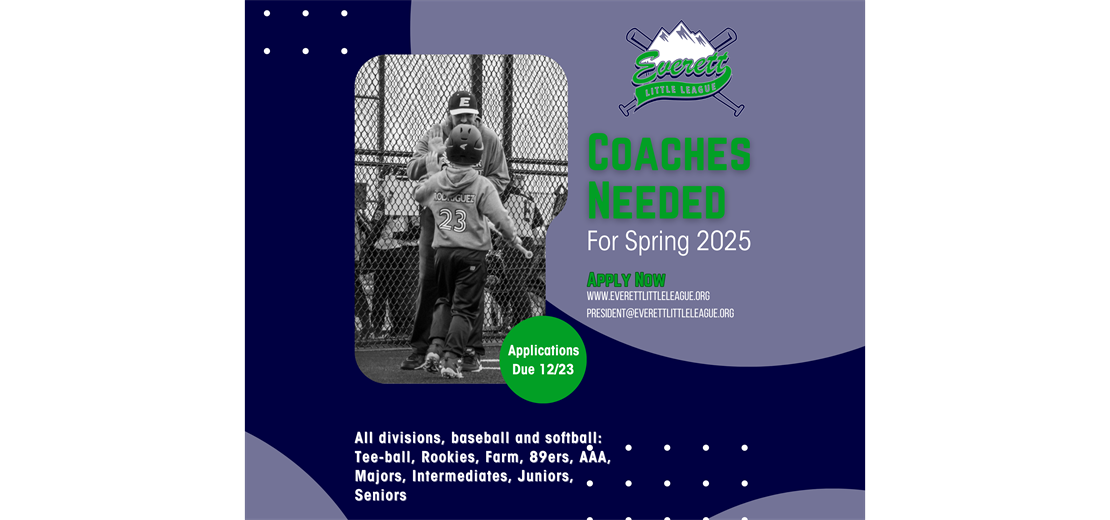 Now Accepting Spring 2025 Coaches Applications